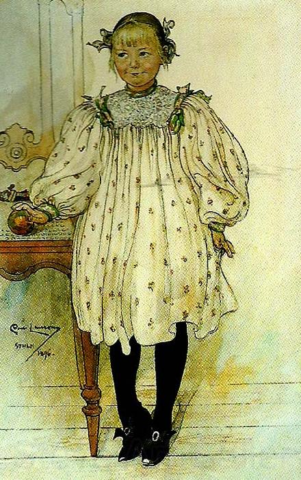 Carl Larsson portratt av martha winslow